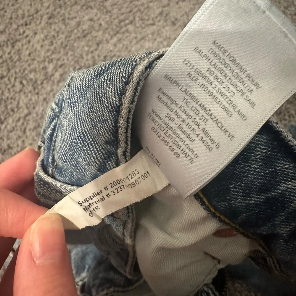 Ralph Lauren Kids Denim Modern Faded Light Wash Size 10